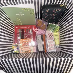 stationary and beauty Gift Box- capsules for stationary , beauty and accessories picks/ gifts for her / party gifts