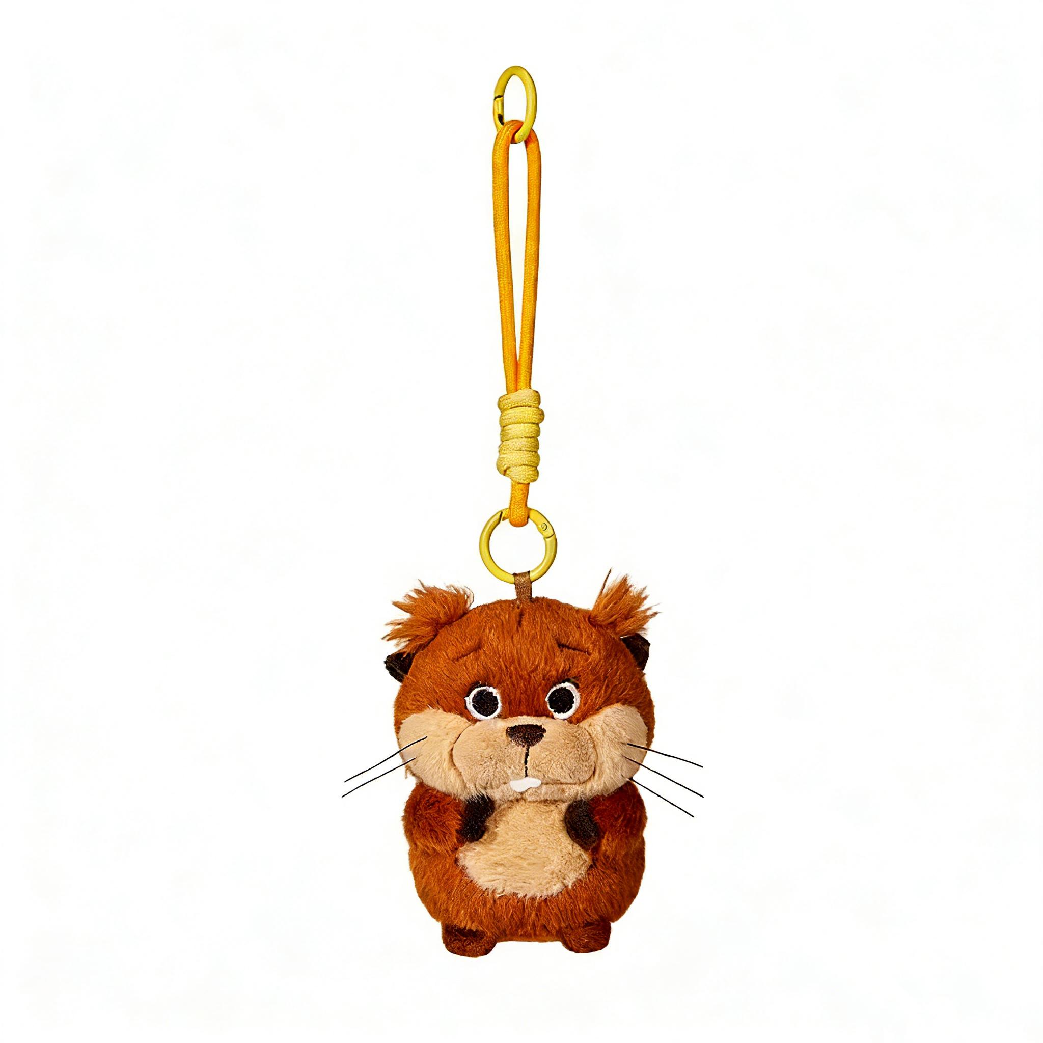 Disney Pixar Beaver Transformation Plan Plush Keychain,Cute Characters,Soft Collectible Stuffed Animal Bag Charm for Backpack Purse Keyring,Official Fan Gift for Kids & Adults Holiday Gift Birthday Gift (4.3"-5.7")