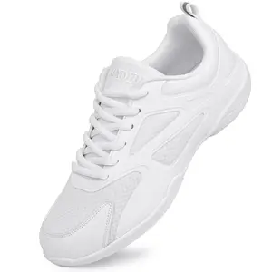 CADIDL Cheer Shoes Women White Cheerleading Dance Shoes