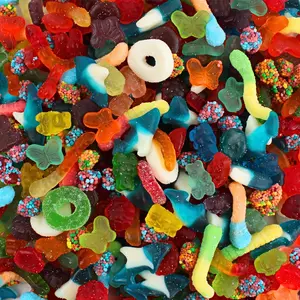 Sweet and Sour Ultimate Cravings Variety Gummy Mix - Chewy Soft Delicious Gummy Bears Worms Rings Sharks and more Candy