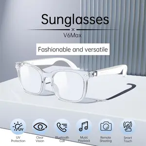 Smart Wearable Glasses with Bluetooth-compatible, Anti-Blue Light, Photochromic Lenses, Music Playback, Phone Calls, Multifunctional Versatile Fashionable Audio Eyewear, New Model