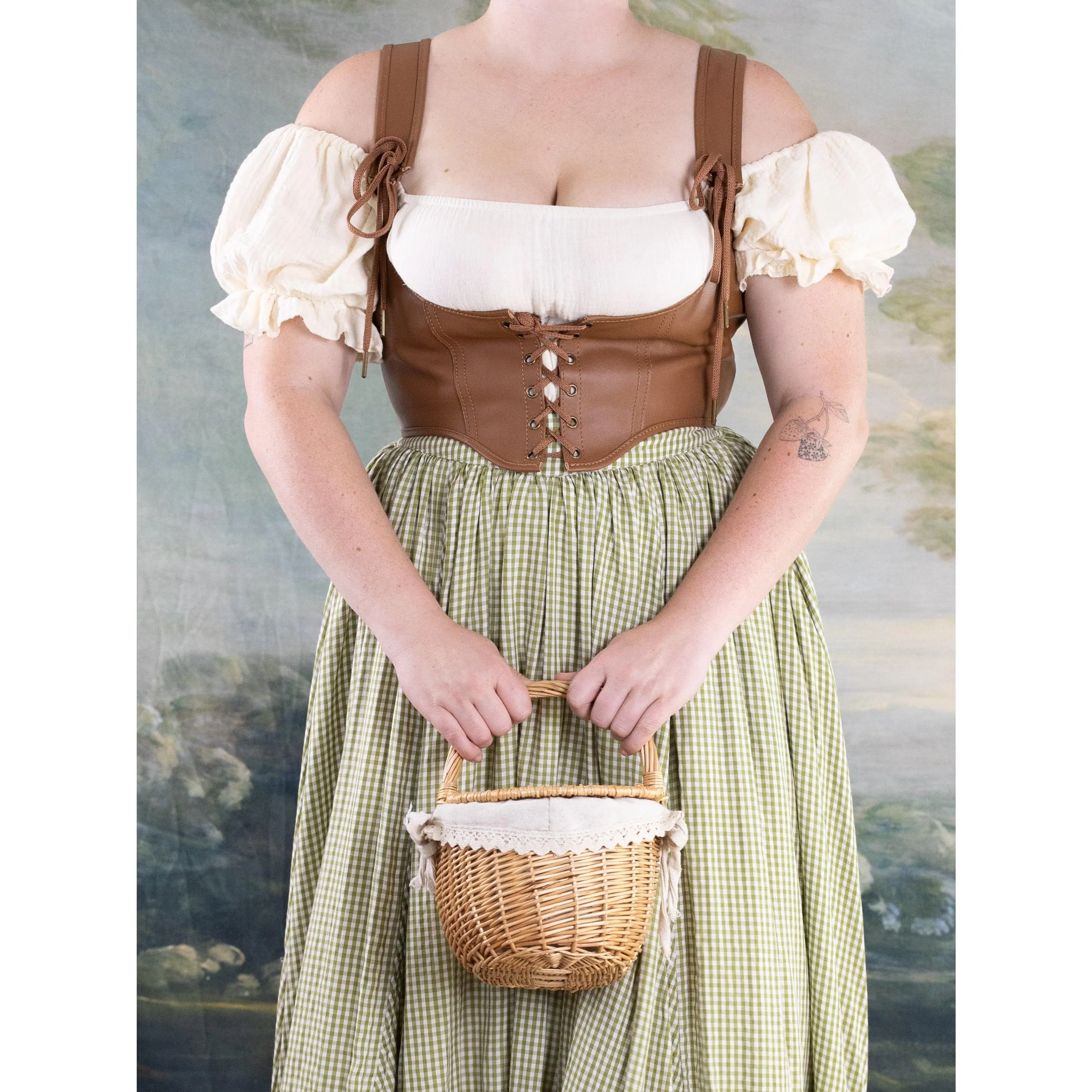 Leather Underbust Corset Belt