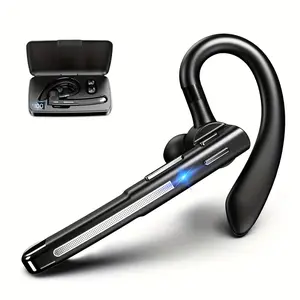 MSHUKCOE Bluetooth Headset Wireless Earpiece with ENC Noise Canceling Mic 100Hrs Talk Time LED Display IP7 Waterproof for Business Trucker Driver Bluetooth 5.3 Technology - Adjustable summerwins