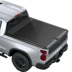 SADELOOS Retractable Truck Bed Tonneau Cover for 2014-2026 Chevy Silverado/GMC Sierra 1500 (5'8" /69" Bed) ed Cover Password Lock Password Lock  Equipped with waterproof function.