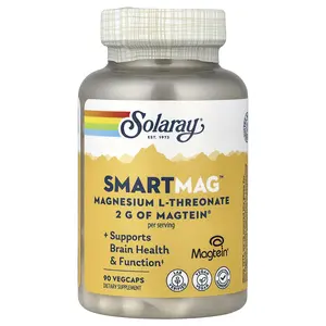 Solaray SmartMag™ Magnesium L-Threonate, 90 VegCaps (48 mg per VegCap)