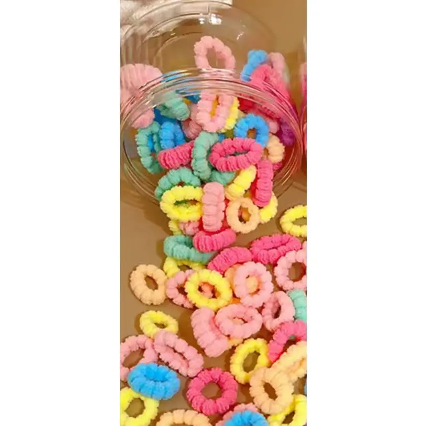 Women's 16 Pcs Colorful Nylon Elastic Scrunchies - Secure Hold Female Hair Accessories for Ponytail Hairstyle, Fashionable Accessories for Women, Fashionable Hair Accessories