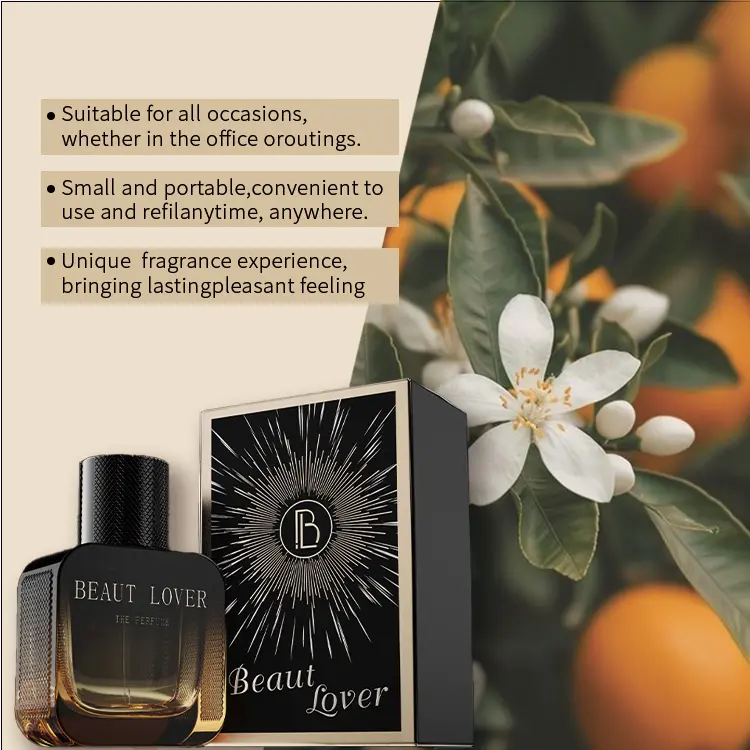 Men's Oriental Eau de Toilette Spray - 50ml Long-Lasting Fragrance with Vanilla Base, Dragon's Blood, Citrus, Lavender Notes, Perfume Aroma Scent, Gifts for Him, Social Daily Use Single Item