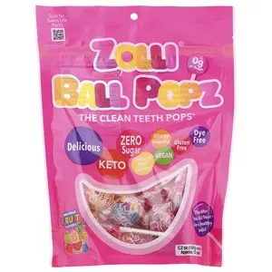 Zollipops Zolli® Ball Popz, Fruit, 5.2 oz (147 g)