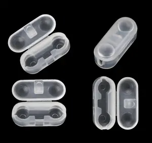 Chain Connectors, Clear Plastic Roller Shade Bead Chain Connector Replacement Vertical Roman Roller Blind Ball Chain Cord Connector Clips, Pack of 20
