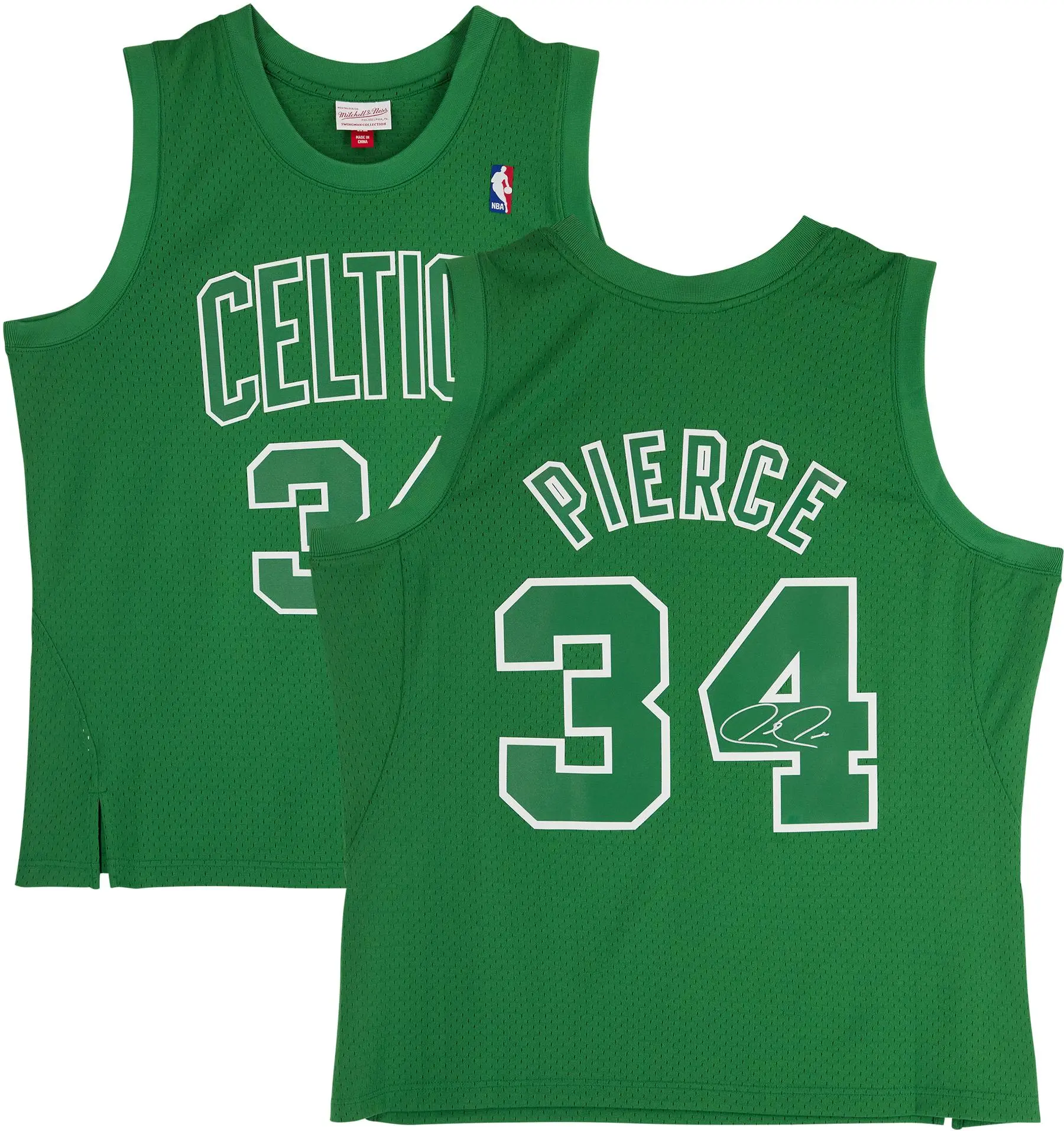 Paul Pierce Boston Celtics Autographed Mitchell & Ness Green 2012 Christmas Day Swingman Jersey - Fanatics Authentic Certified