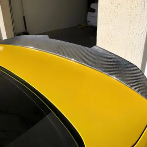 BMW F30 Sedan / F31 Touring / F35 LWB Real Carbon Fiber Highkick Trunk Spoiler | Fits F3X Sedan and Touring Models (Non-M