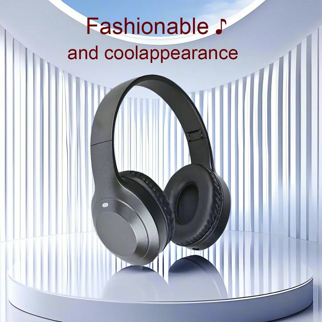 Wireless Headphones, High Quality Headphones, Foldable Noise Cancelling Headphones, Portable Earphones, Universal Wireless Headset for Gaming, Sports, Office, Noise Cancellation Headset, Audio Headset