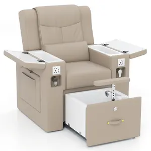 Pedicure Spa Chair with Smart Foot Bathtub Hand Wash Salon Chairs for Manicure Foot Bath Storage Features Ideal for Salons and Manicure Services