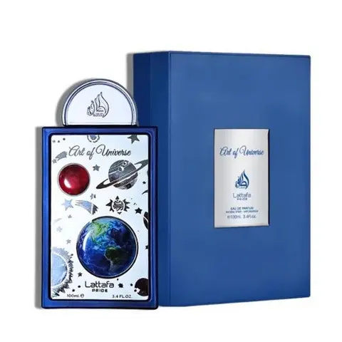 Lattafa Pride Art of Universe 100ml Eau De Parfum for Men and Women - Citrus Woody Musk Fragrance with Bergamot Mandarin and Musk Notes