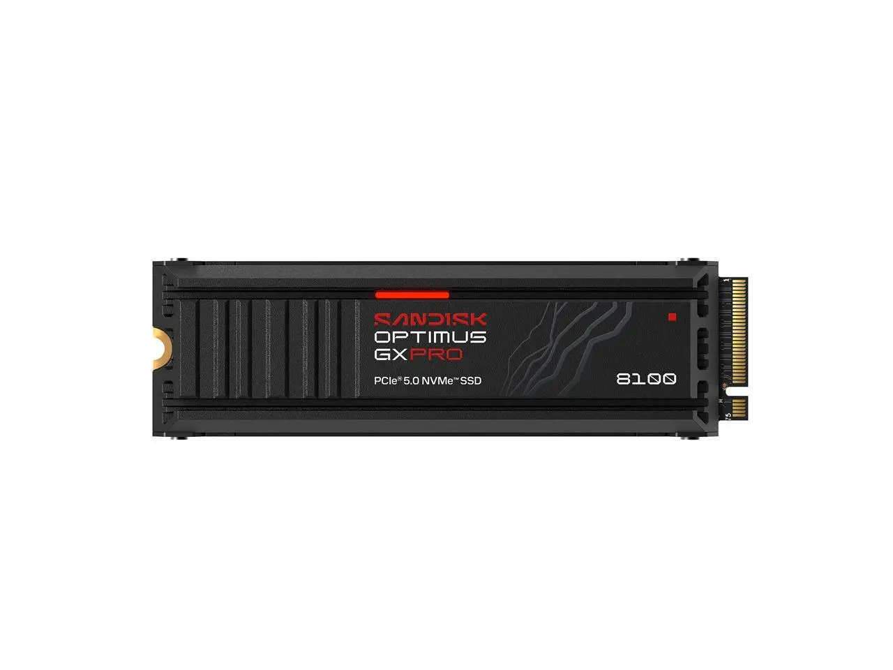 SANDISK 1TB Optimus™ GX PRO 8100 PCIe® 5.0 x4 M.2 2280 NVMe™ SSD with Heatsink - SDSP82100TAH-000E0