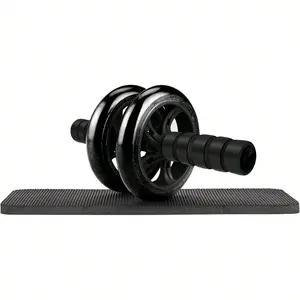 Abdominal Wheel, Ab Roller for Abdominal Exercise Machine, Abs Workout Equipment, Core Strengthening Trainer Fitness Belly Training, Entrainement maison equipement. accessories gym stuff