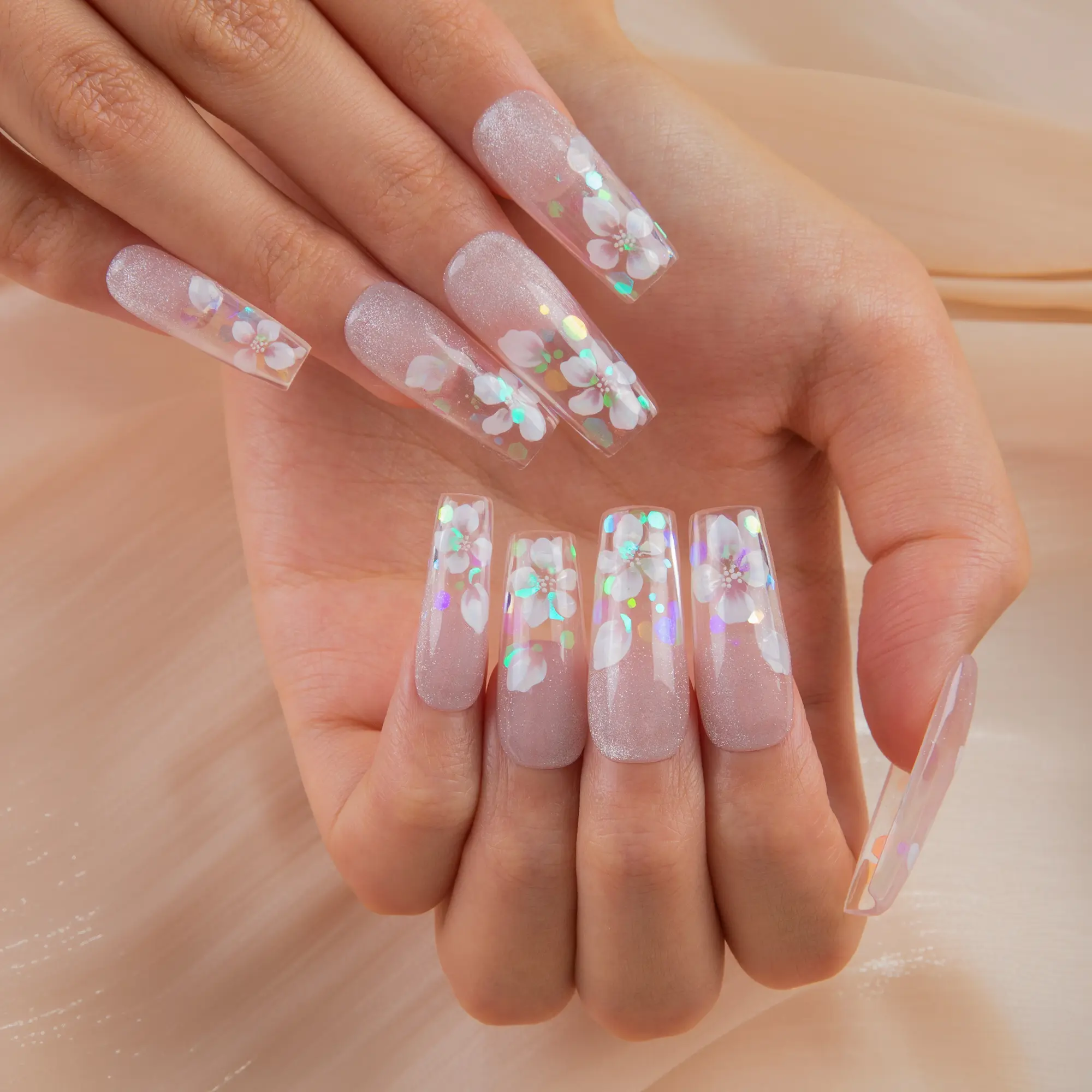 Lovful | CLASSIC SQUARE Collection 1.3inch Handmade Acrylic Press On Nails | 10PCS, Reusable, Salon-Quality, Long-Lasting #DealsForYouDays Diy Fake Nails