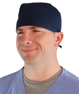 Classic Surgical Scrub Cap - Solid Navy Blue