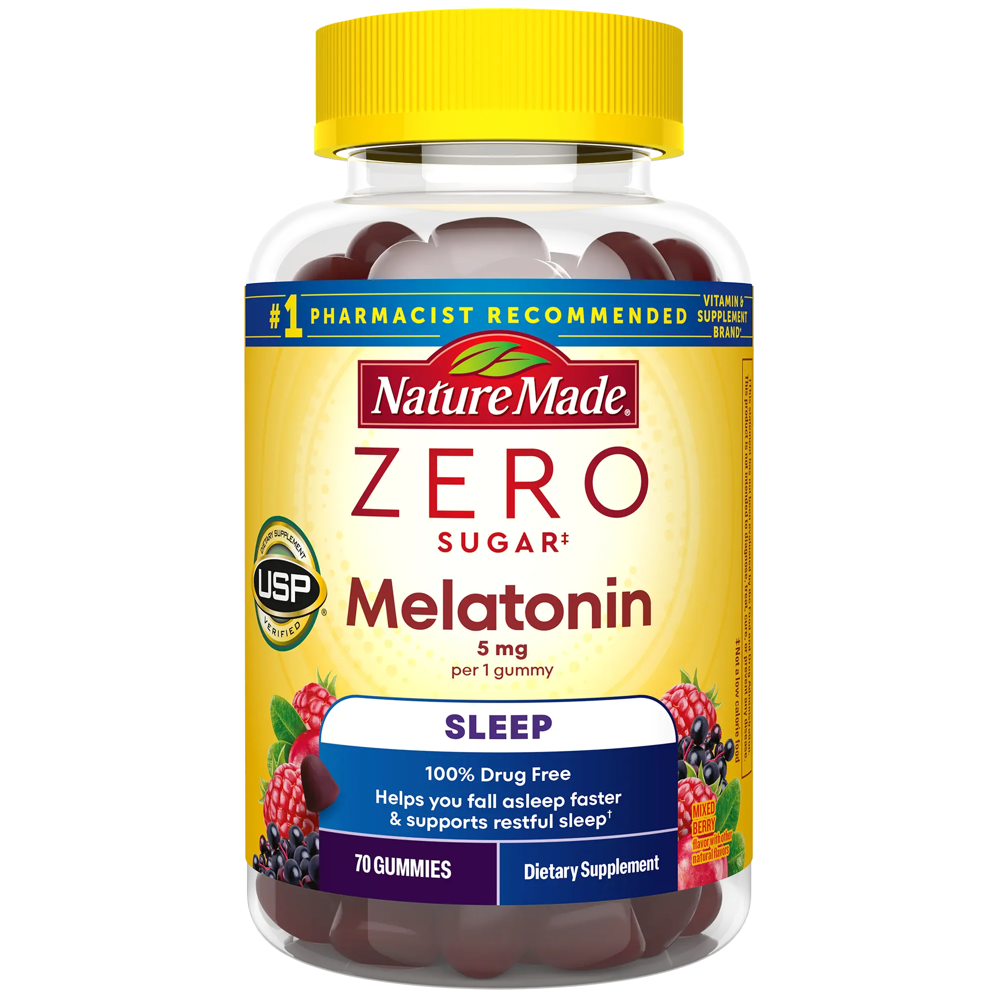Zero Sugar‡ Melatonin Extra Strength 5 Mg Gummies