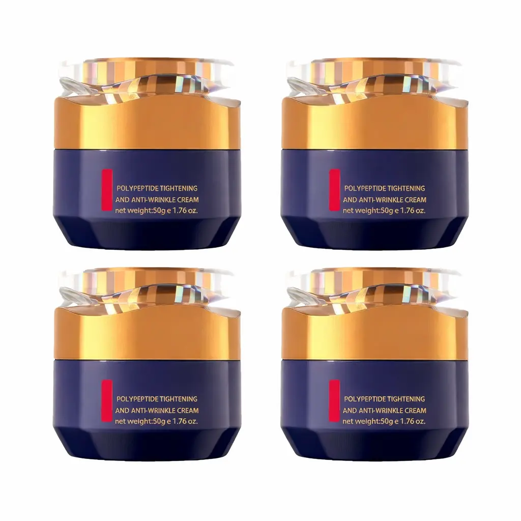 Peptide Firming Full Face Cream (1/4 Pack) - Natural Centella Asiatica & Cactus Extract, Anti-Aging, Anti-Wrinkle, Hydration, Skin Brightening, Skin Repair, Vegan Daily Skincare Moisturizer, Moisturizing, Soft Skin