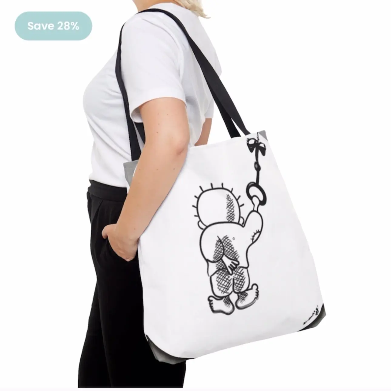 Tote Bag: Key of Palestinian