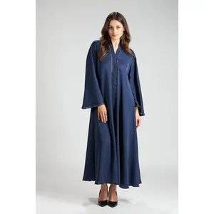 Amara Blue Abaya with Hijab