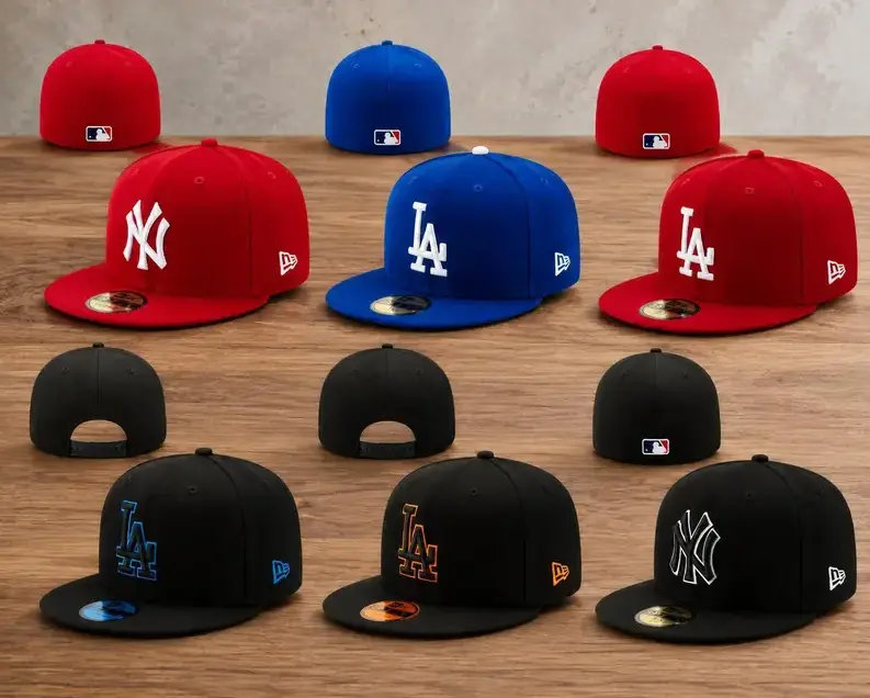 New Era MLB Snapback Hats - Collectible Sports Headwear for LA Dodgers, New York Yankees, Chicago White Sox