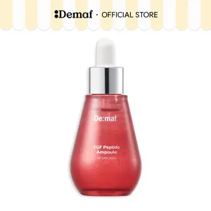 [De:maf Official] EGF Peptide Ampoule 1.86 fl. oz. (55ml) | Youth-Enhancing Hydration | Firming & Anti-Aging  | Fast-Penetrating Serums for sensitive skin | Smooth, Silky Radiant Moisture Repair Restore