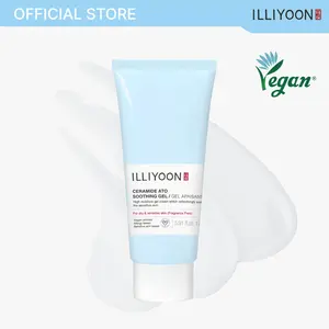 ILLIYOON Ceramide Ato Soothing Gel | Instant Cooling Effect, Vegan Facial Moisturizer for All Skin Types, 5.9 fl. oz. (175ml)