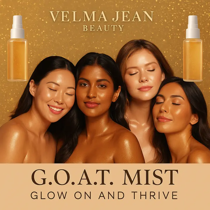 G.O.A.T Fragrance Lightweight Cosmetic Mist, Hydrating Bronzer-Highlighter Makeup Spray for Radiant Luminous Shimmer Beauty & Personal Care