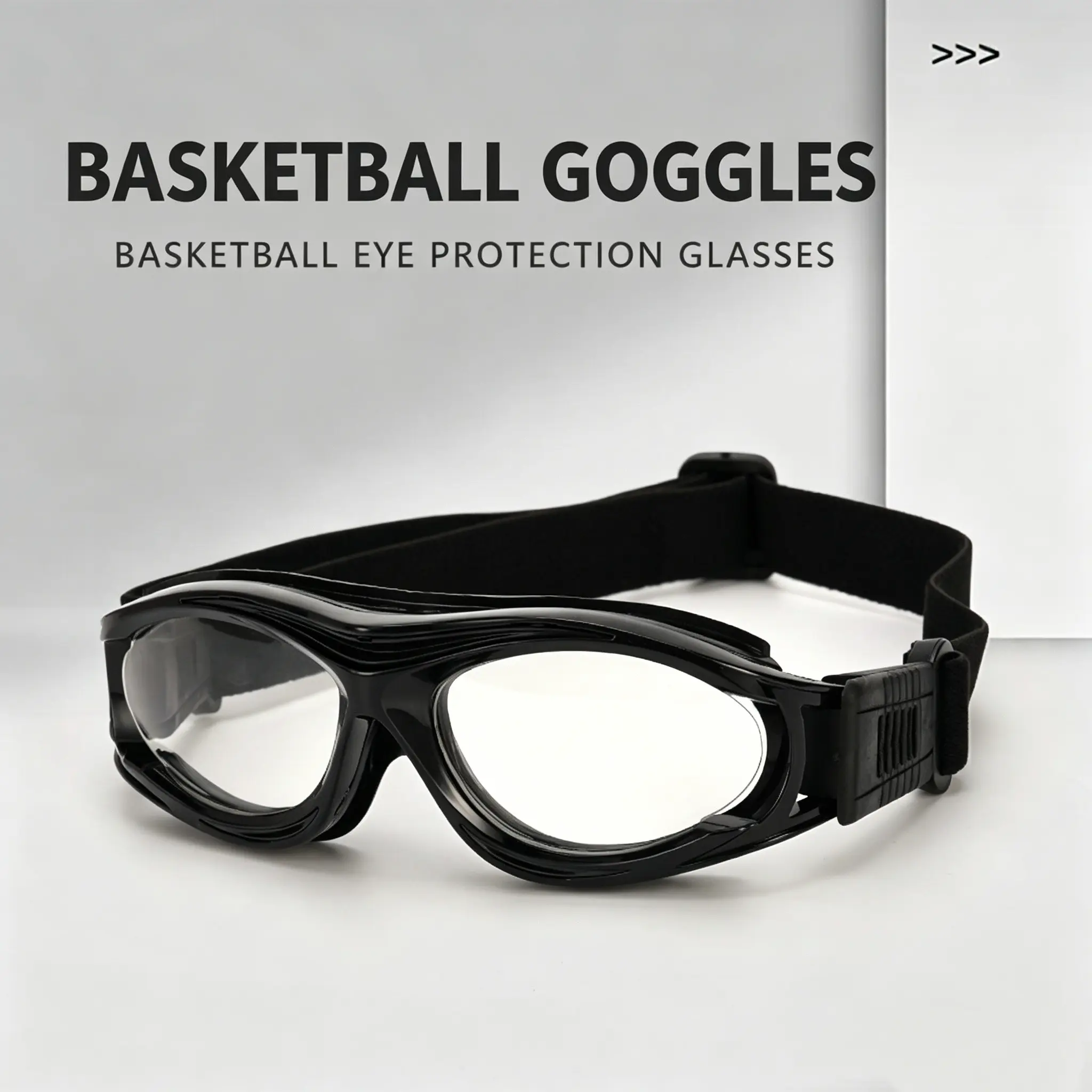 Professional Basketball Goggles for Kids, Anti-Collision Anti-Fog Sports Glasses, Outdoor Football Eye Protection Gear, Unisex Safety Equipment, Sport Eyewear