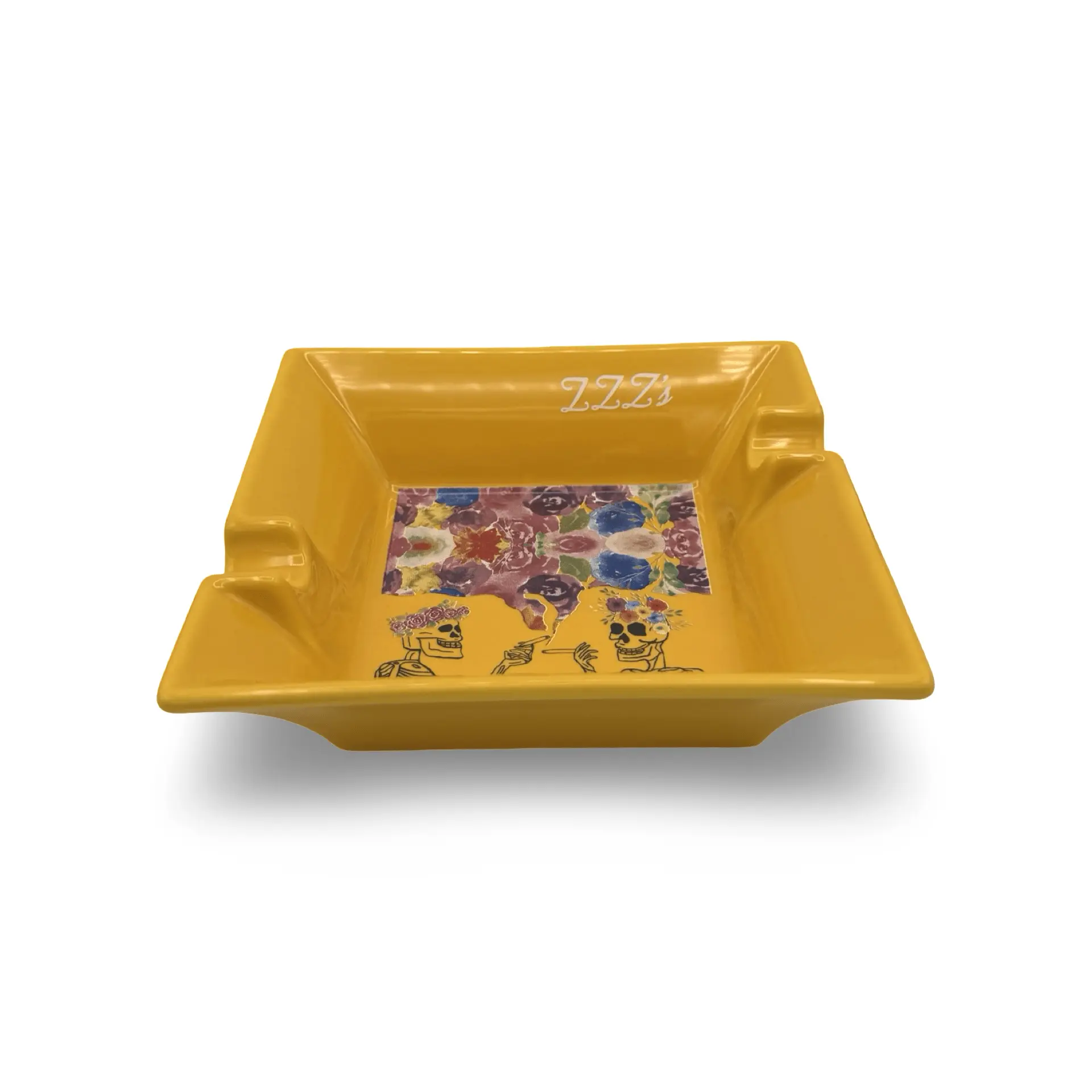 Ceramic Ashtray - "Dead Flowers" by Dan Macura
