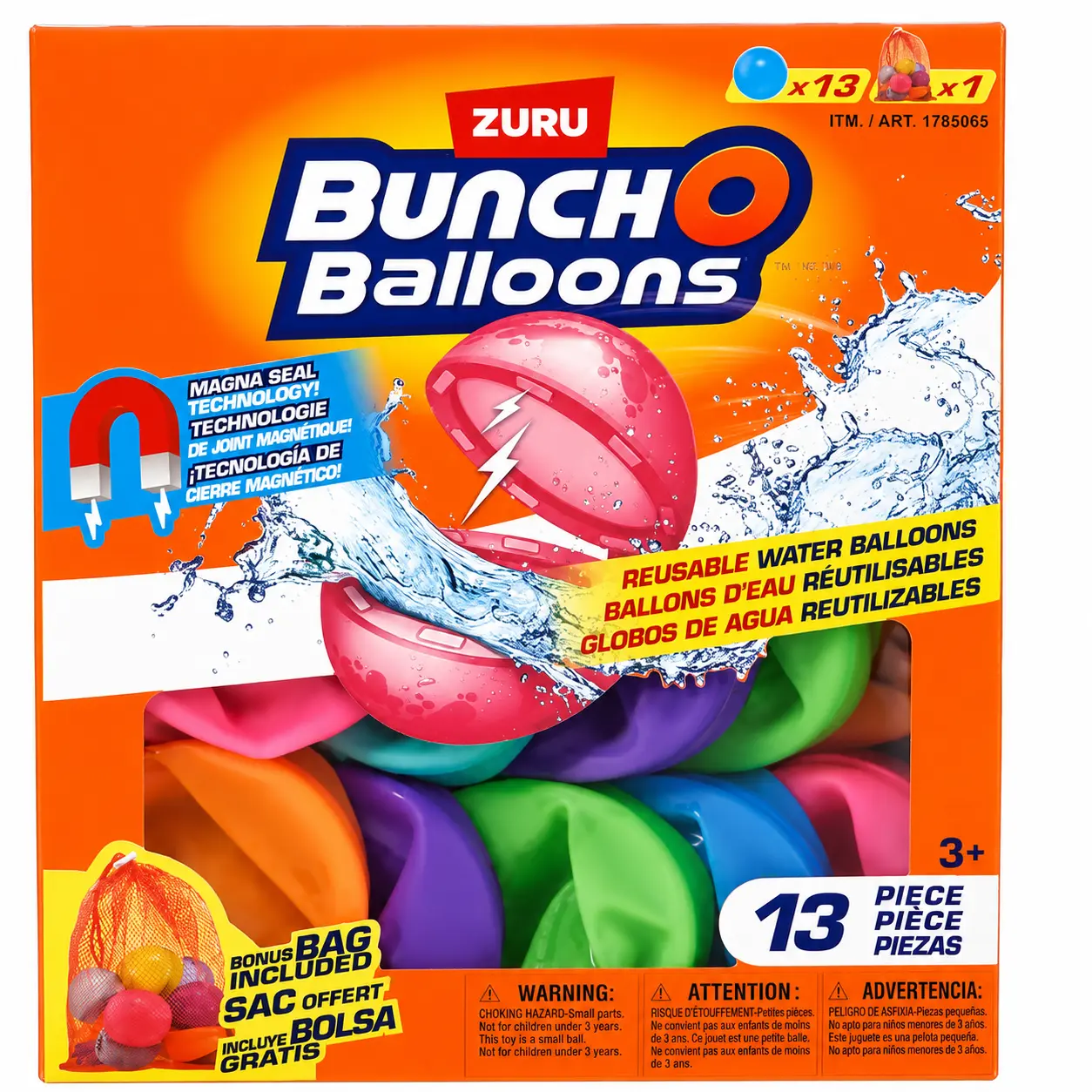 Bunch O Balloons Magna Seal Reusable Water Balloons FREE STORAGE BAG