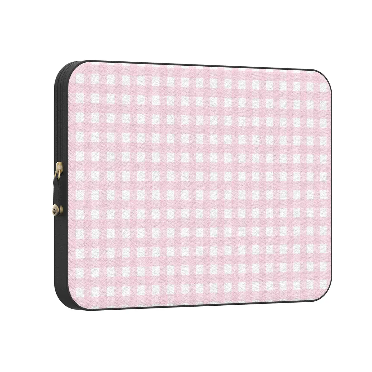 Casely Chic Multi-Size MacBook Laptop Sleeve Case - Sunday Best Pink Plaid, Precise Cut, Protective Fit, Durable Print, Form-Fitting Design