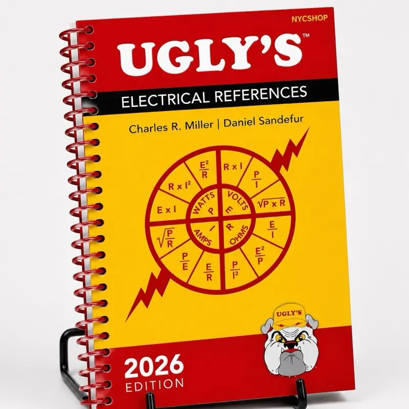 Ugly's Electrical Reference Tool 2026 Edition, Spiral-Bound Updated Code Essential On-the-Job Reference Tool, New Stock