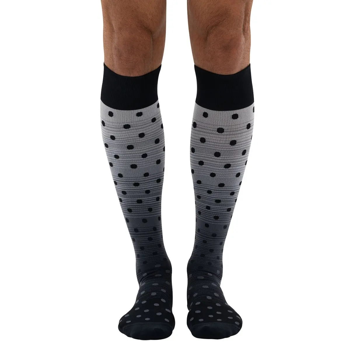 Everyday Style Shadow Dots Below Knee Socks