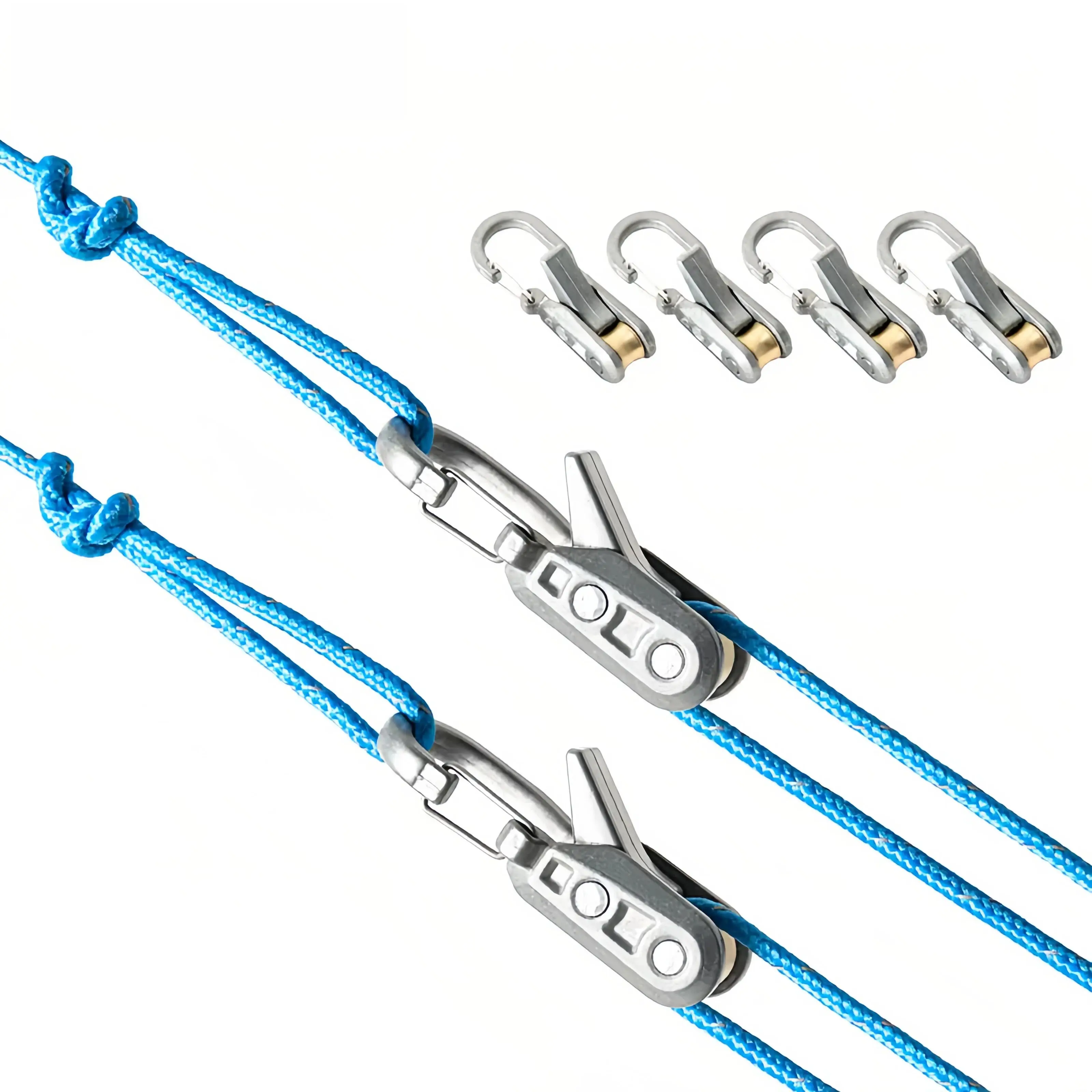 Buckle Self-Locking Retractable Multifunction Tension Rope - Adjustable with Accessory Cord, Tie Down for Outdoor Camping, Car Organization (Tools & Hardware, Ropes Essentials), Adjustable Ropes