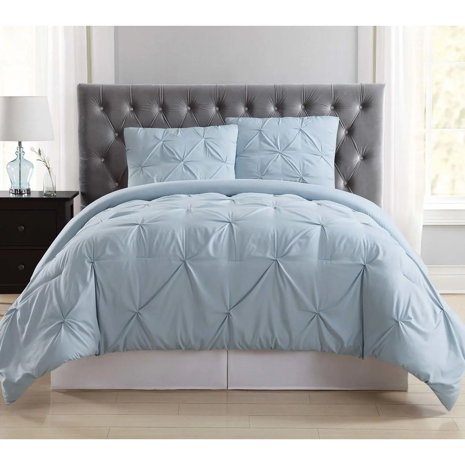 Truly Soft Pleated Twin XL Duvet Set