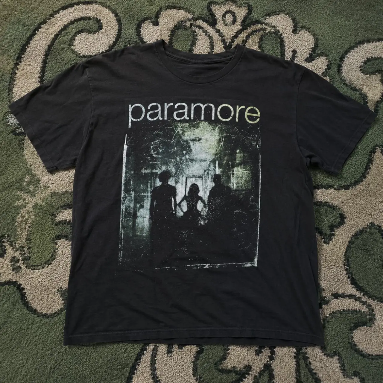 Paramore Band Graphic Shirt | Black Rock Music Merch Retro Lyric Silhouette Tee Cotton