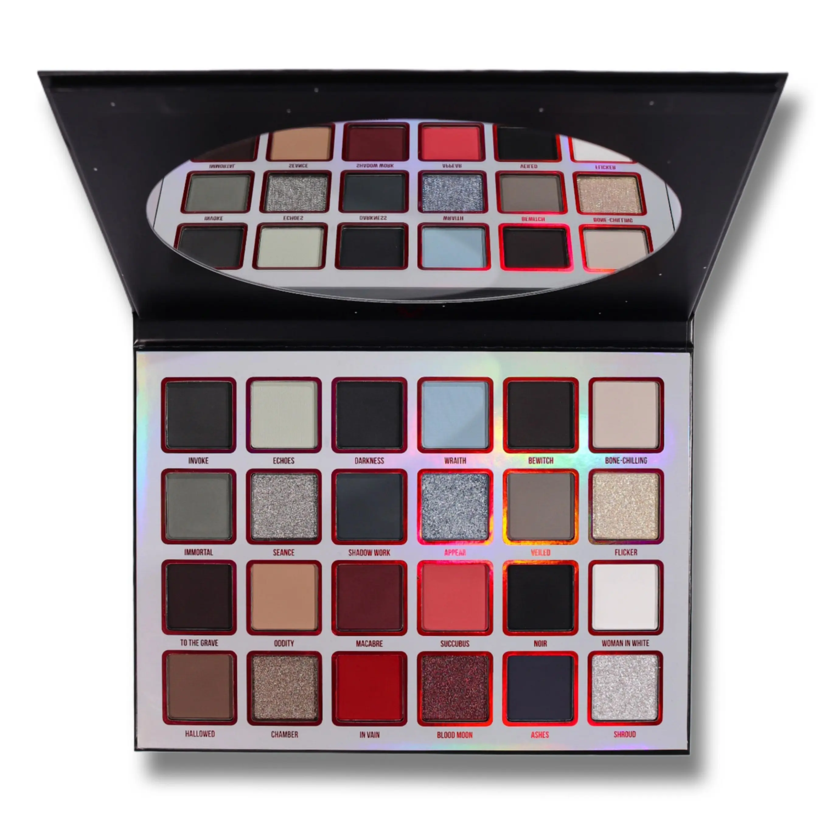 Haunt Me - Eye And Face Palette - 24 Hauntingly Beautful Shades + Magnetic Pans