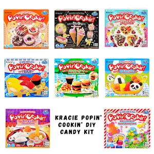Kracie Popin Cookin DIY Candy Kit – 8 Fun Flavors (Sushi, Cakes, Donuts, Bento, Hamburger, Ramen, Waffle & Gummy Land) Snack Sweet Kracie Popin Cookin DIY Candy Kit – 8 Fun Flavors (Sushi, Cakes, Donuts, Bento, Hamburger, Ramen, Waffle & Gummy Land) Snack Sweet