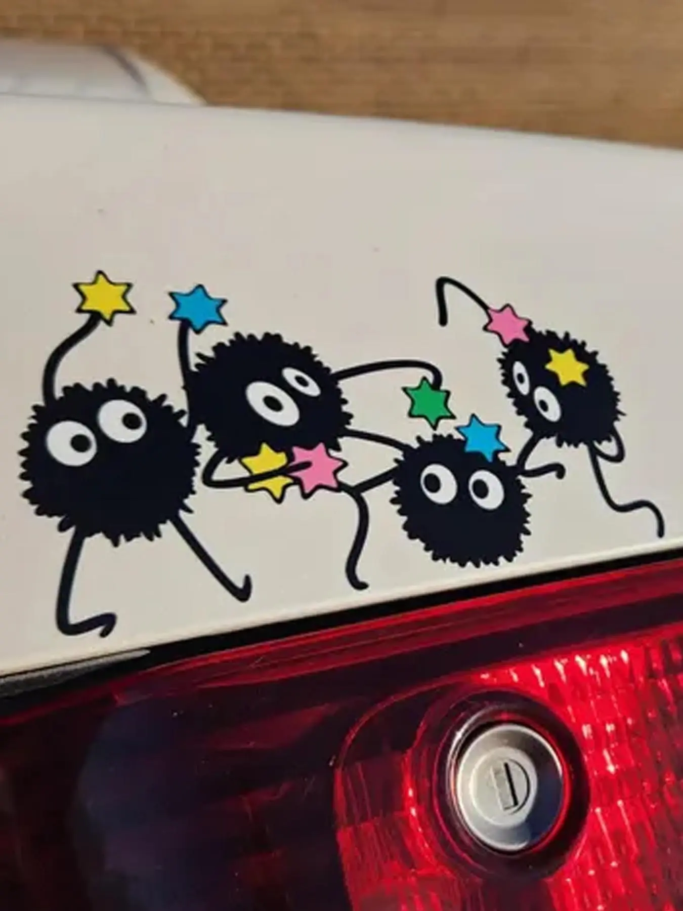 1set Mini Cute Little Briquettes Stickers, Funny Soot Elf Car Stickers, Waterproof Anime Elf Stickers, Can Be Used As Manual DIY Stickers, Computer Stickers, Luggage Stickers, Car Decals, Decals For Vehicles, Gifts For Family And Friends, Fashion Gifts