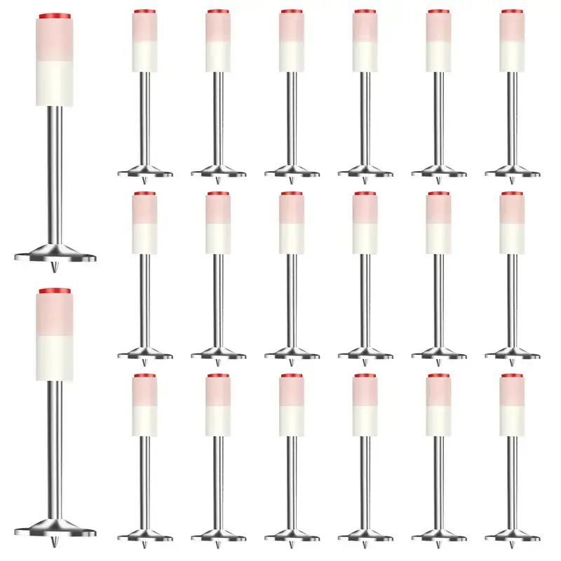 50 pieces and 100 pieces of 7.3mm circular steel nails in two specifications, compatible with concrete nail guns, specifically designed for wall fixing, and a universal accessory for home decoration tools.