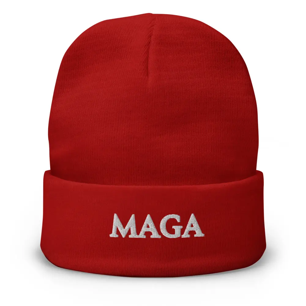 MAGA Embroidered Beanie