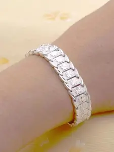 Silver Creative 12mm Coin Wide Bracelet - simple and elegant - Allergy-proof - Hypoallergenic - perfect for everyday wear and parties - the perfect fashion jewelry gift bangle healing jewelry