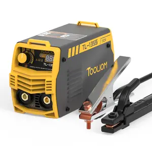 [fathersdaygift] TOOLIOM 135A 110V Mini Stick Welder TL-135S, MMA ARC Welding Machine with Digital Display, IGBT Inverter Portable High Efficiency Welder for Beginners & Home DIY