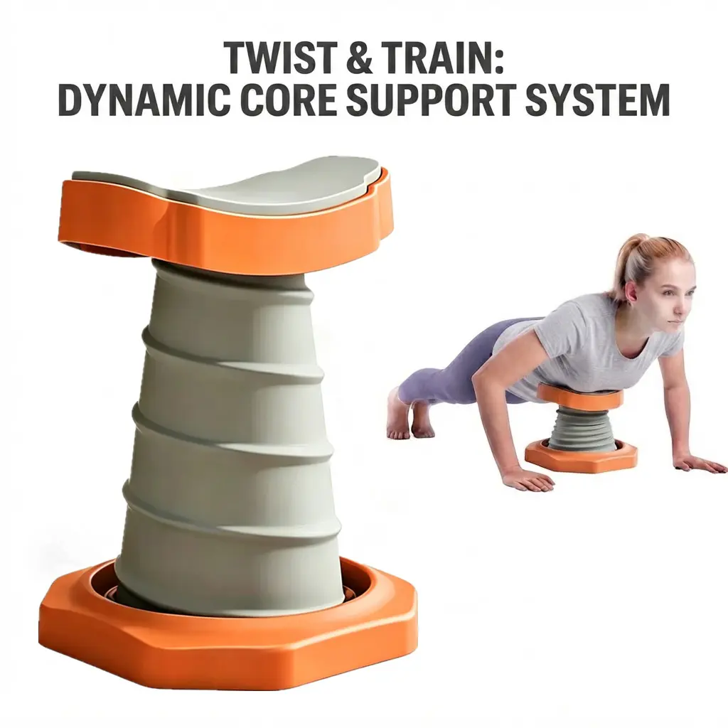 Unisex At-Home Push-Up Strength Trainer - Lightweight Pushup Stands, Beginner-Friendly Push-Up Assist Device with Waist & Core Support, Body-Weight Load Reduction