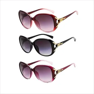 Paleshy 3 Pairs Women Oversized Polarized Sunglasses, UV400 Trendy Comfortable Big Frame Sun Shades