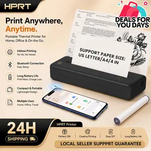 HPRT MT810 Portable Handheld Thermal Printer - Wireless Bluetooth Printer for Travel, Mobile Office, Portable Handheld Printer