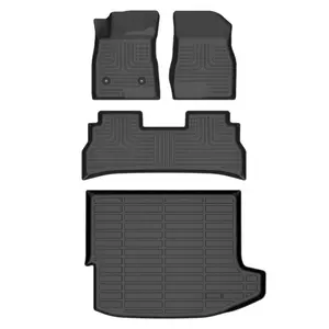 KELCSEECS Chevy Trax / Buick Envista 2024 2025 2026 Floor Mats & Cargo Liners, All Weather Protection TPE Duty Non-Slip Custom Automotive, Front & Rear Row & Trunk Mats, Accessories, Waterproof, Easy to Clean, Eco-friendly Material,TPE carmats